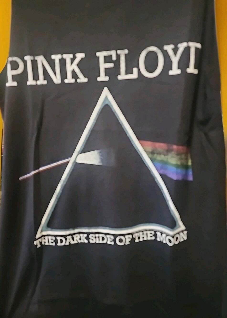 Pink Floyd The Dark Side of The Moon Sleeveless Black T-Shirt Medium New A107